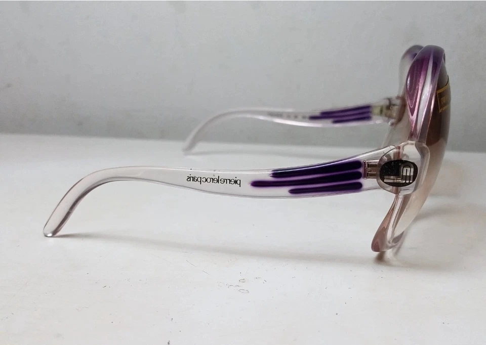 Gafas de sol PIERRE LEROC París años 70 hechas en FRANCIA Mod. SL 39 Joplin oversize Foto 4 de 4