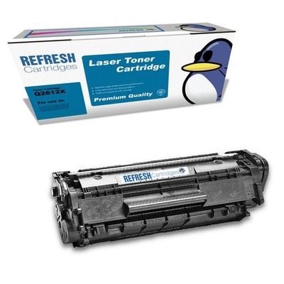 Refresh Patronen Ersatz Schwarz Q2612X Toner Kompatibel mit HP Druckern