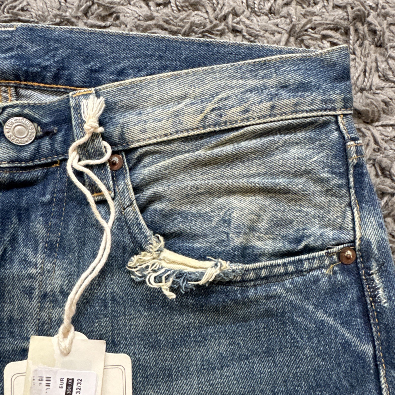Levi’s Selvedge Denim Jeans 32x32 Rrp £300 image 8