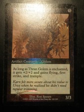 mtg magic golem thran golem urza's destiny FOIL ENGLISH destinée d'urza
