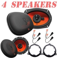 JBL 6x9" 560W Front & 6.5" 400W Rear Door Speakers for 2005-2018 Nissan Frontier