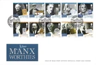 2008 Isle of Man New Manx Worthies. Personalities from Book First Day Cover