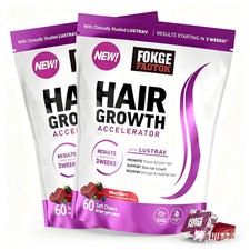 Force Factor Hair Growth Accelerator Soft Chews Hair Growth Vitamins For Women