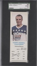 1970-71 Dad's Cookies Harry Howell SGC 92 HOF m5x