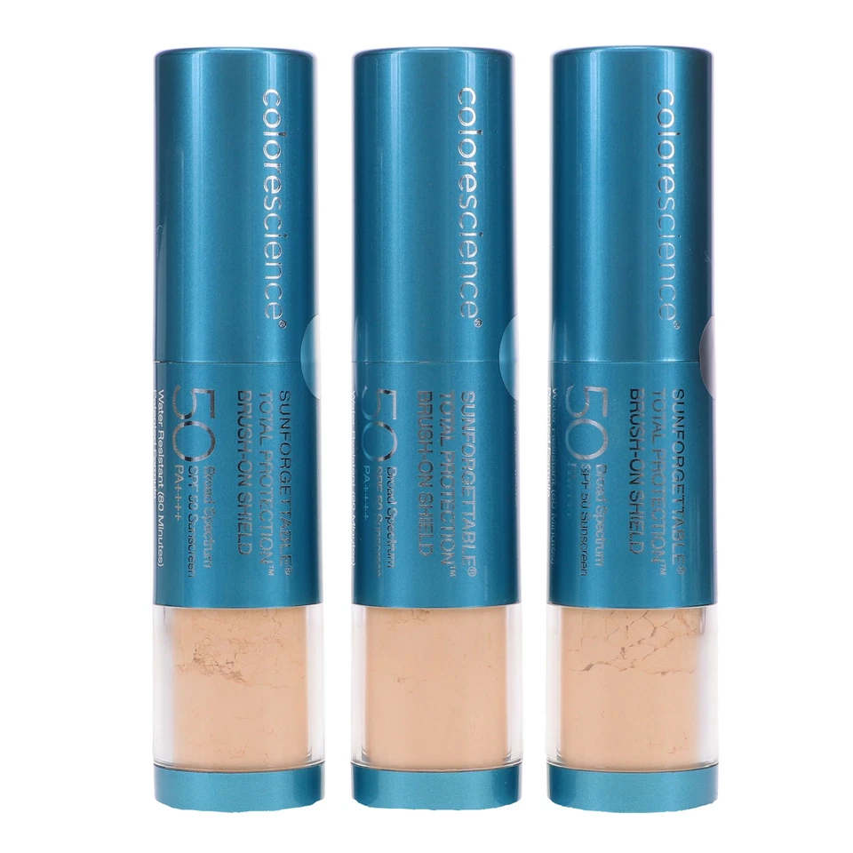 Colorescience Sunforgettable Total Protection Brush-On Shield SPF 50 Fair 3 Pack - Image 3 of 4