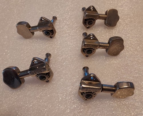 Vintage Guild Guitar Tuners - Set Of 5 - 50’s 60’s
