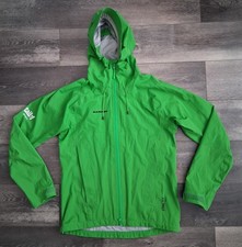 Mammut Gore-Tex Active Gorpcore Jacket Hooded Waterproof Green Men’s Size Small