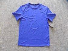 New Mens M L Nike Aeroswift Adv Short Sleeve Top Shirt Sapphire Purple Hj3377 New Mens M L Nike Aeroswift Adv Short Sleeve Top Shirt Sapphire Purple Hj3377