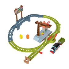 Motorized Toy Train Set, Paint Delivery with Troublesome Truck & Track for Pr...