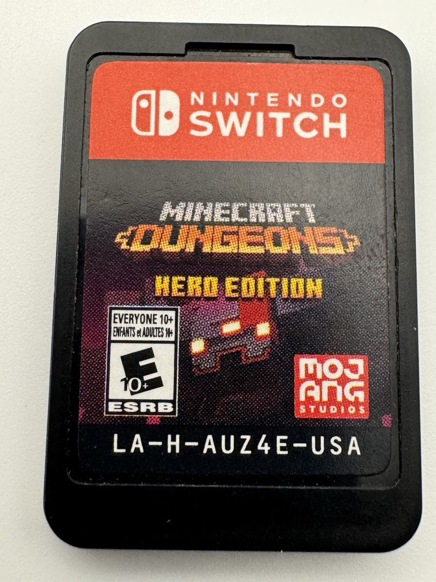 Nintendo Switch Minecraft Dungeons Hero Edition Amazon.com: Minecraft Dungeons Hero Edition - Nintendo Switch