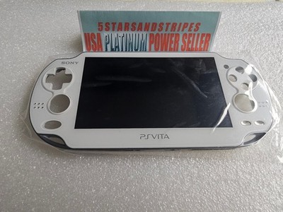 SONY PS Vita PSV 1000 OLED Screen Display Digitizer FULL Assembly w frame WHITE