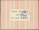 CHINA , 1932. Shanghai Emergency Postal Service Coupon "EPS", Mint