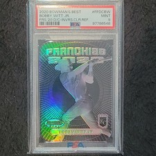 2020 Bowman Best Bobby Witt Jr Franchise Inverse Refractor Rookie PSA 9 #FFDCBW