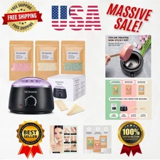 Complete Waxing Set with Automatic Temperature Control - Smooth Skin for All!
