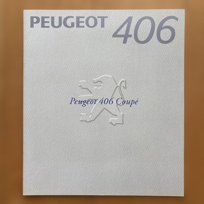Peugeot 406 Coupe Catalog 1998 2