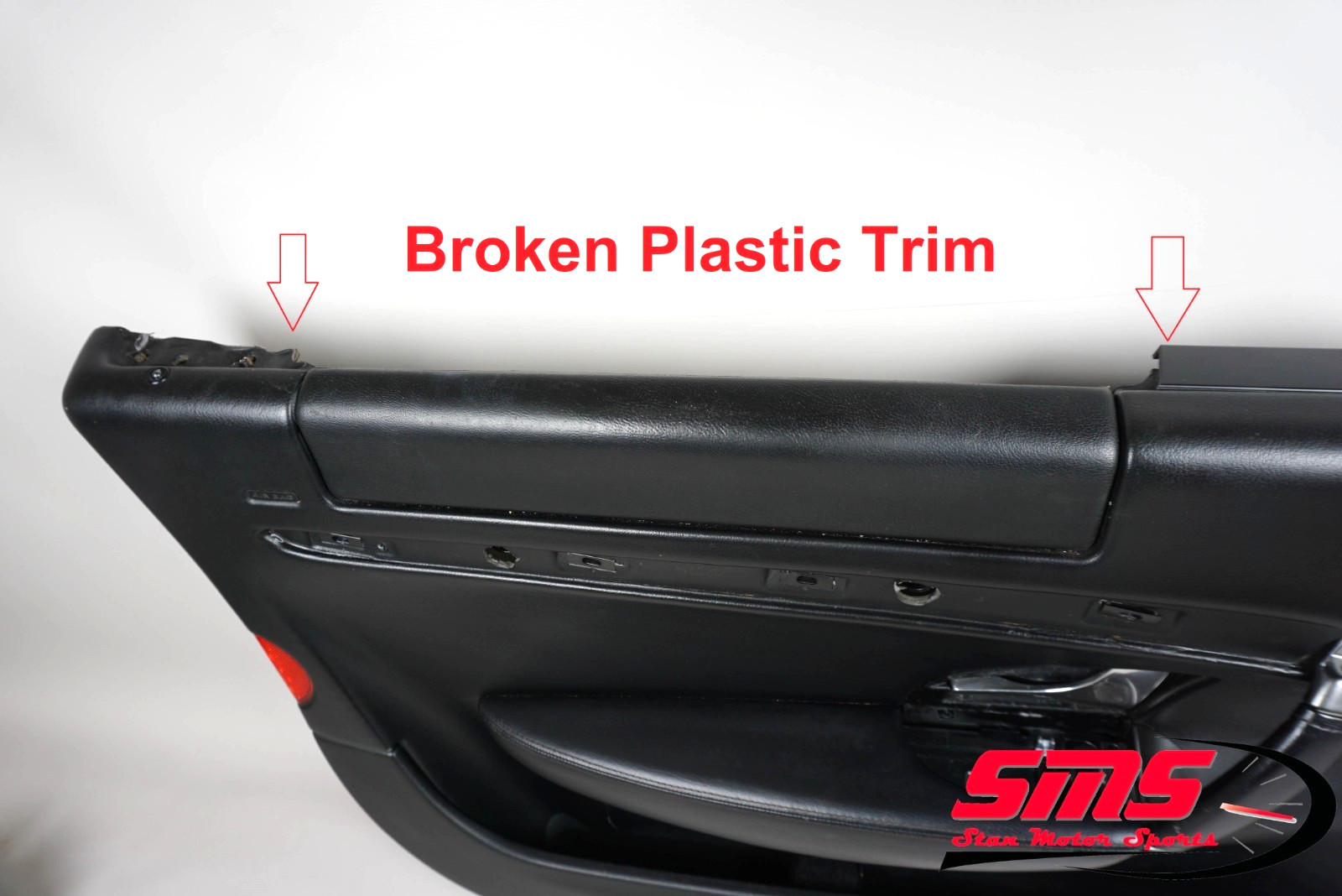 08-14 Maserati Granturismo M145 Coupe Left Door Panel Black Driver Side OEM