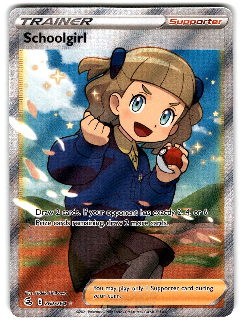 Schoolgirl (Full Art) 262/264 SWSH08: Fusion Strike Pokemon TCG