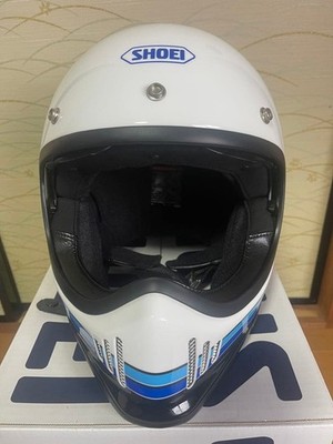 SHOEI EX-ZERO EQUATION TC-11 White Blue Full Face Helmet L Size | eBay