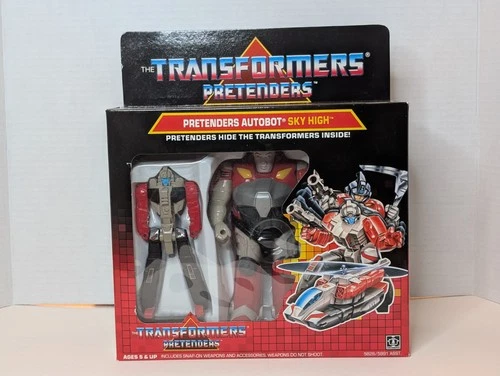 Transformers Vintage Pretender Sky High Complete with Box Accessories Paperwork