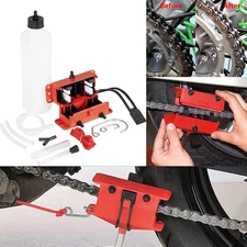 Motorcycle Chain Cleaning Machine Kit Brush Gear Cleaner Tool for Chains Lube