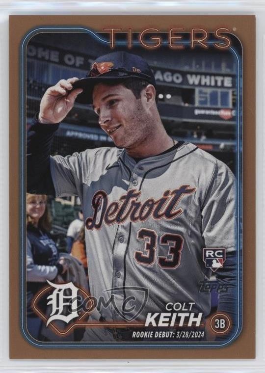 2024 Topps Update Rookie Debut Gold 325/2024 Colt Keith #US192 2g8