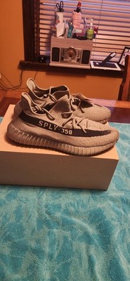 Adidas YZY Yeezy Boost 350 V2 Granite Core Black HQ2059 Size 12.5 M/ 14W