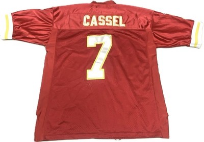 Vintage Kansas City Chiefs #7 Matt Cassel Reebok Jersey Stitch Numbers Size 48