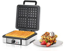 Máquina para Waffles Belgas 4 Porciones 1200...