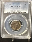 1937-S Buffalo Nickel PCGS MS65 Great Eye Appeal Strong Strike