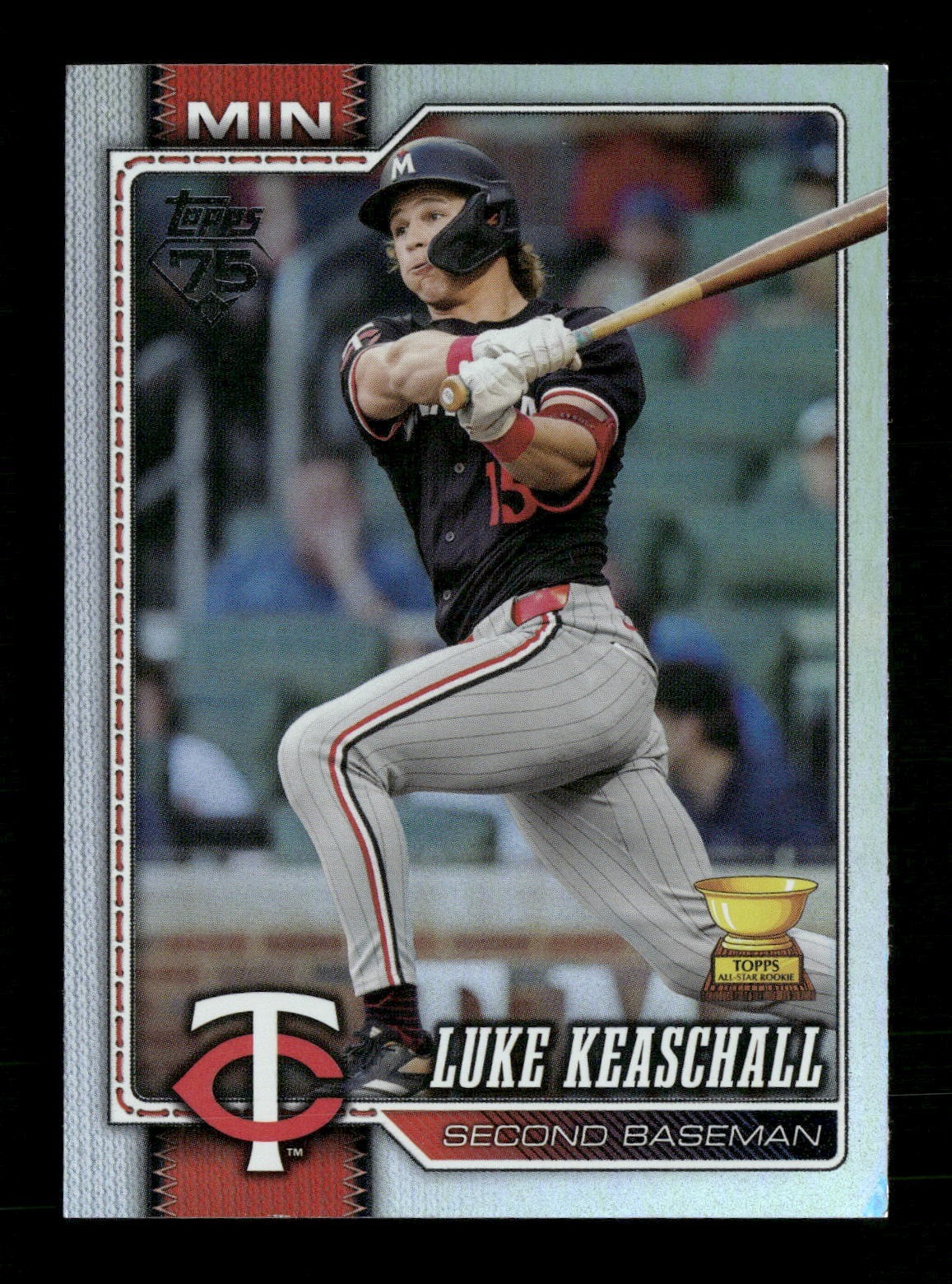 2026 Topps #3 Luke Keaschall Rainbow Foil Minnesota Twins