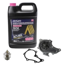 AISIN Pink Engine Coolant Water Pump Thermostat Kit For Toyota MR2 Corolla 1.6L