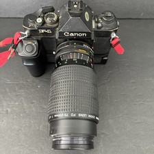 Canon F-1 w Power Winder  75-200mm Canon Lens Shutter not Working FOR PARTS