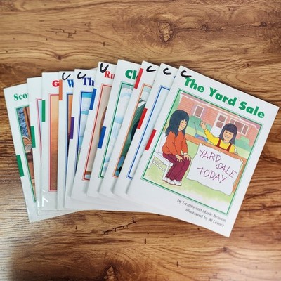 Lot of 10 Vintage SRA McGraw-Hill Collections for Young Scholars Phonics Readers