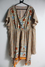 Shein Womens Ditsy Hankerchief Dress - Size 4XL (g17)