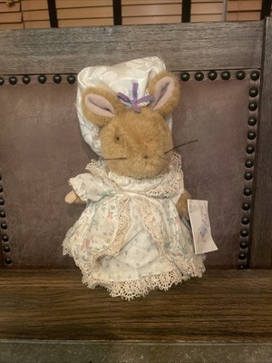 W Tag Lady Mouse 9  Plush Beatrix Potter Eden Vintage Frederick Warne