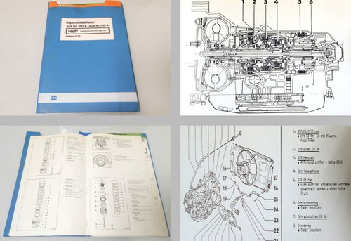 Reparaturleitfaden Audi 80 90 Coupe B3 Automatisches Getriebe 097