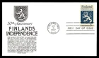 Mayfairstamps US FDC 1967 Minnesota 5 cents Finland's independence 50th annivers