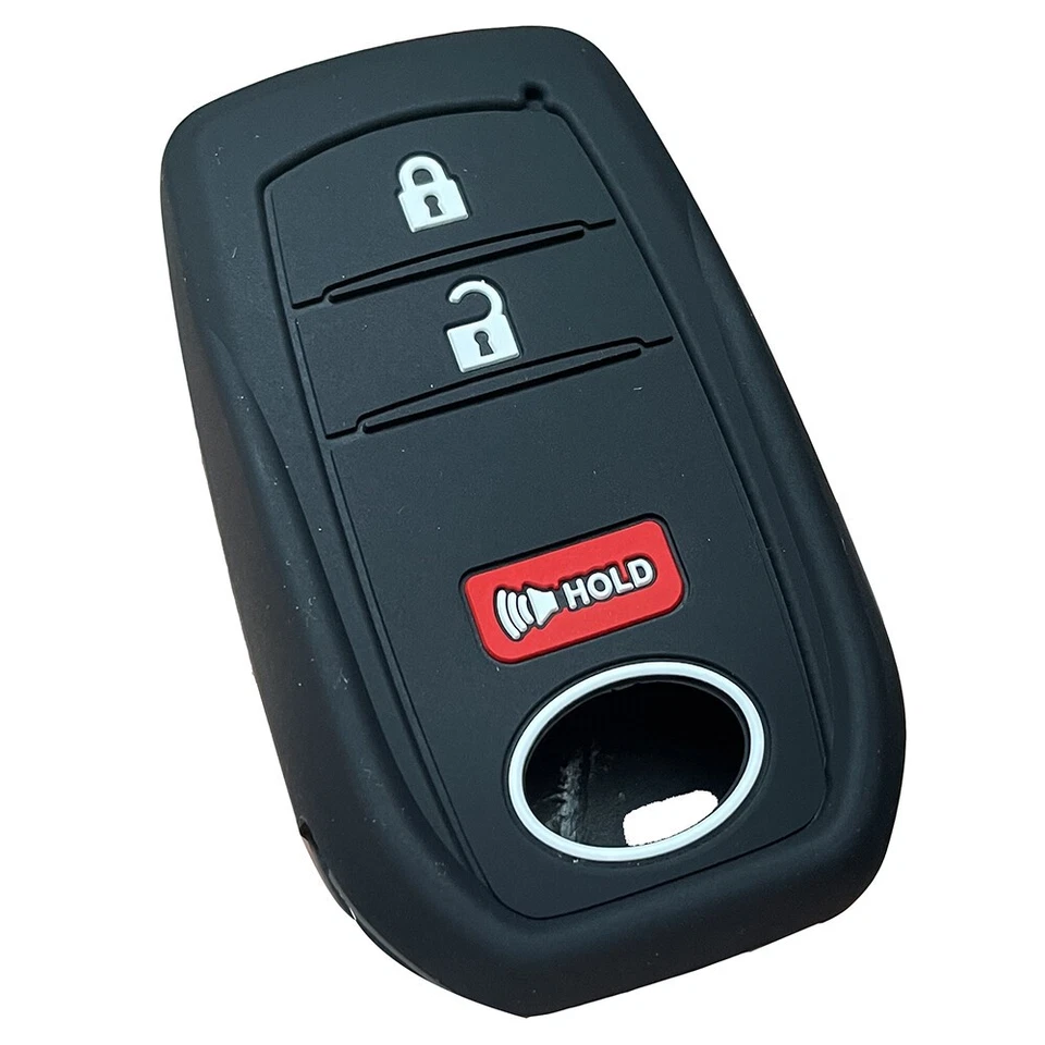 Fit TOYOTA Prius GR Corolla Cross 4Runner Tacoma 3 button Silicone Key Fob Cover - Изображение 4 из 4