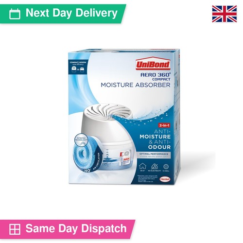 UniBond AERO 360° Moisture Absorber Dehumidifier with 1 Refill 450g White