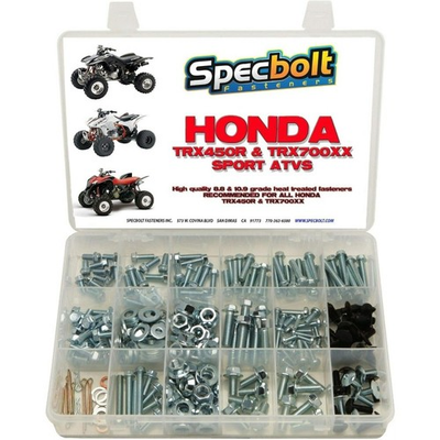 #ad 250pc Specbolt Brand Bolt Kit Fits: Honda TRX450R TRX450ER amp; TRX700XX $65.00