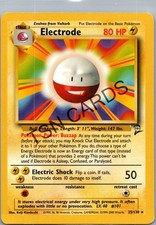 Pokémon TCG Base set 2 Electrode Rare Regular 25/130 LP on eBay