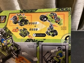 Lego Power Miners Granite Grinder 8958 Glaciator Blue Crystal Set 3 Bobcat 2009