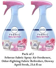 Febreze Odor-Fighting Fabric Refresher, Downy April Fresh, 16.9 Fl Oz, Pack of 2