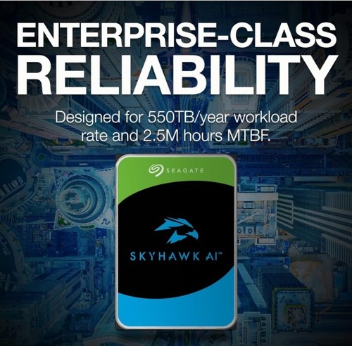 NEW Seagate SkyHawk AI 8TB 3.5" Surveillance SATA I Internal Hard Disk Drive NIB - Picture 6 of 9