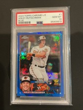 2023 Topps Chrome Logofractor Adley Rutschman blue /150 PSA 10 ROOKIE 🔥🔥🔥