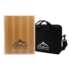 Travel Cajon Box Drum – Portable Wooden Hand Drum with Internal Guitar String...