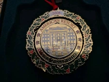 Iconic Greenbrier Resort Hotel 2008 Exclusive Annual Holiday Christmas Ornament