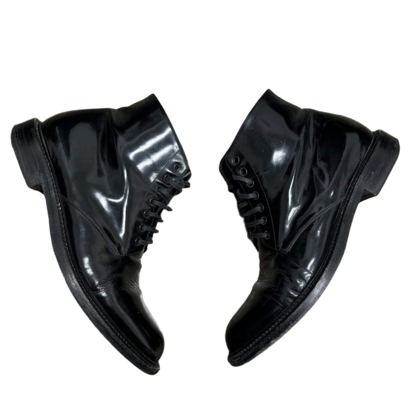 Stivali Saint Laurent in pelle verniciata (11 5)