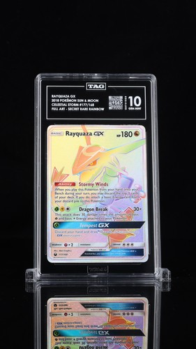 Rayquaza-GX graded TAG 10 for sale on eBay