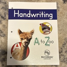 Handwriting A to Zoo Workbook by Master Books...